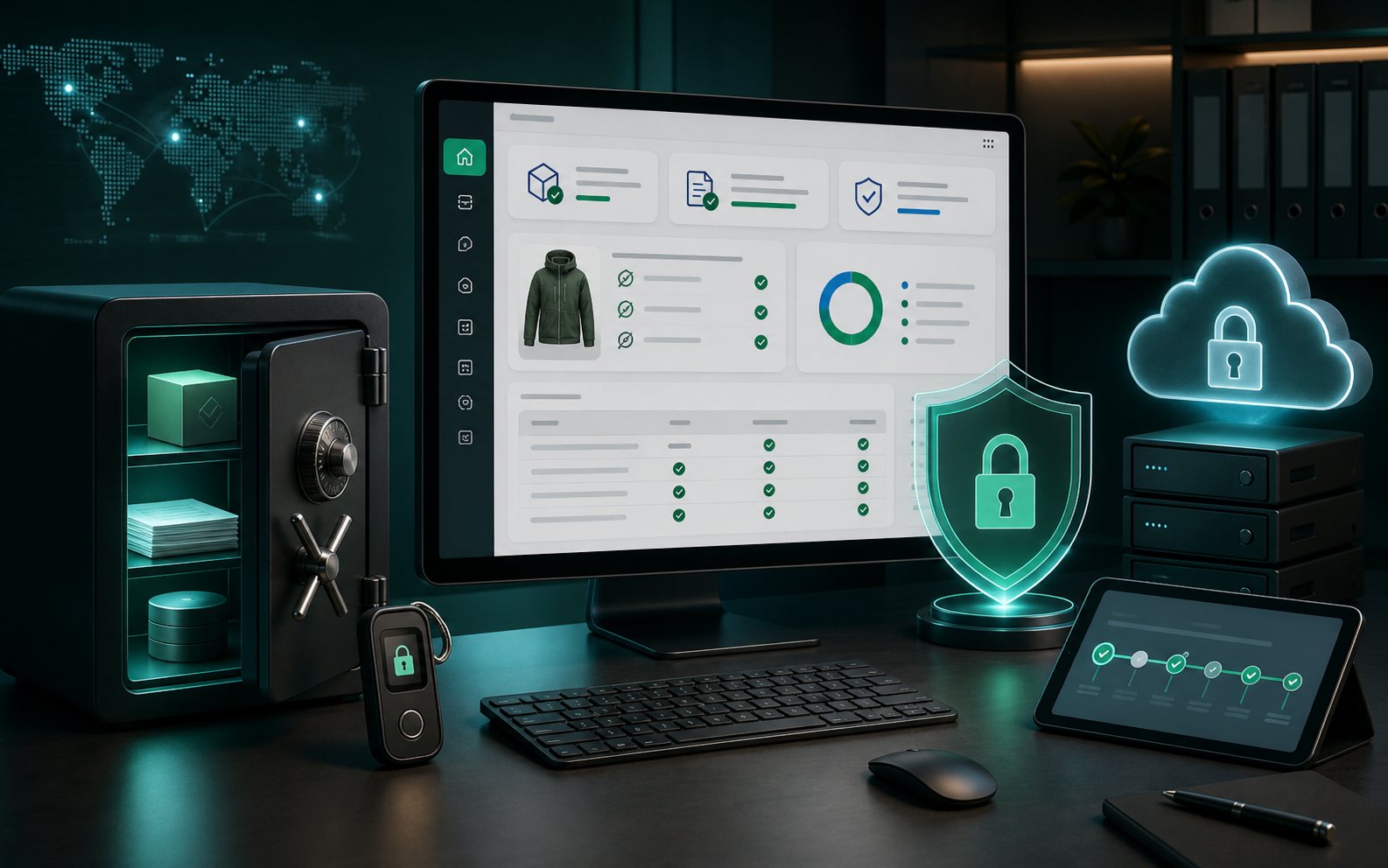 Software security controls for product passport evidence